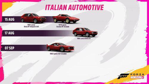 《地平线5》推出新DLC 更新16款意大利新车！(1) 